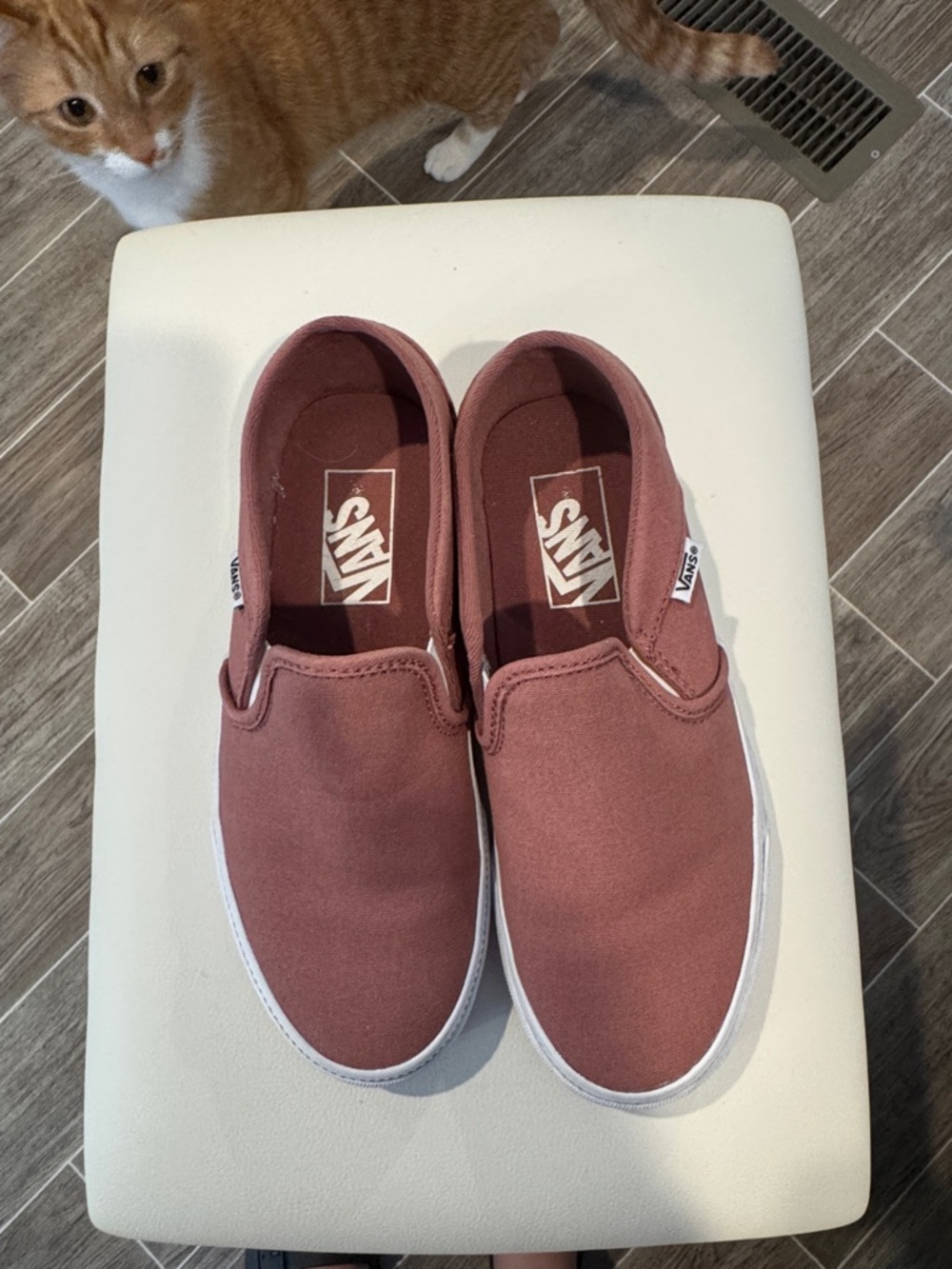 Vans women Slip-On Sneakers in Dusty Rose